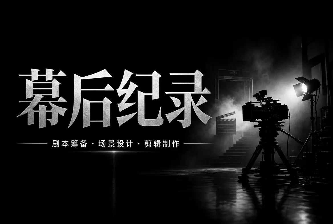 91视频幕后纪录制作主题视觉